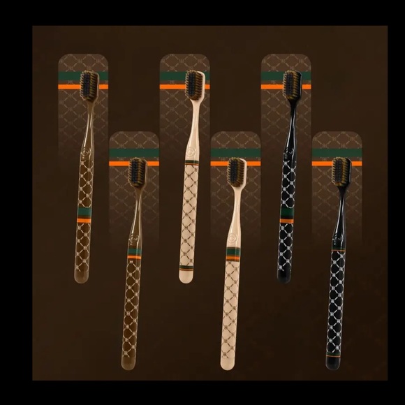 Toothbrush Set, 6pcs. Lux, Ultra Soft Microfiber Bristles, NEW, Gift Boxed 🎁 - Picture 3 of 5